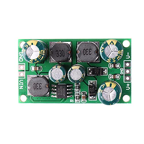 TNJ 3pcs 2 in 1 8W 3-24V to ±24V Boost-Buck Dual Voltage Power Supply Module for ADC DAC LCD OP-AMP Speaker Durable