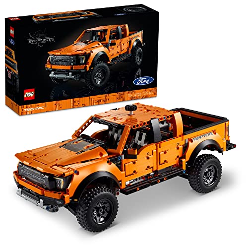 LEGO Technic Ford F-150 Raptor 42126 Model Building Kit; Enjoy an Immersive Build Recreating The Features and Functions of The Powerful Ford F-150 Raptor Pickup Truck (1,379 Pieces)