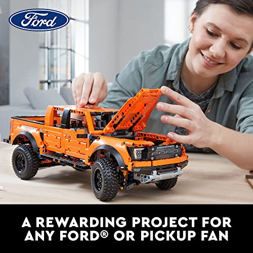 LEGO Technic Ford F-150 Raptor 42126 Model Building Kit; Enjoy an Immersive Build Recreating The Features and Functions of The Powerful Ford F-150 Raptor Pickup Truck (1,379 Pieces) | The Storepaperoomates Retail Market - Fast Affordable Shopping