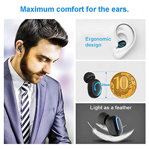 NISMobile TWS Earphones Earbuds Wireless Headphones for Galaxy A02s A12 A32 A42 A52 A72, True Stereo Headset Hands-Free Mic Charging Case Compatible with Samsung Black, (NI-NI36670Q6D-352) | The Storepaperoomates Retail Market - Fast Affordable Shopping