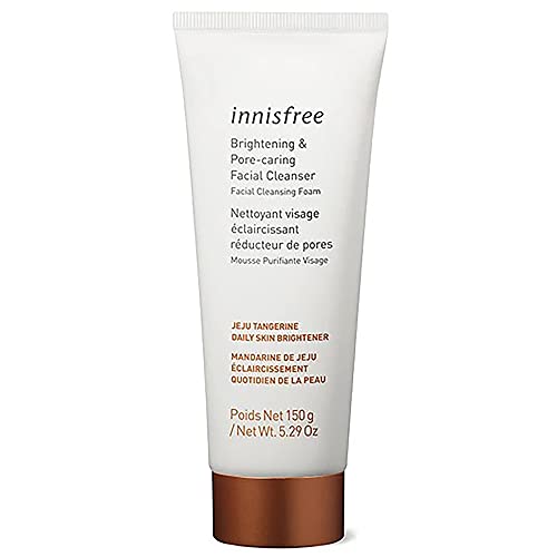 innisfree Tangerine Brightening & Pore Caring Cleanser Face Wash, 5.29 Ounce (Pack of 1)