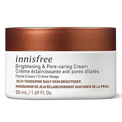 innisfree Tangerine Brightening & Pore Caring Cream Face Moisturizer, 1.69 Fl Oz (Pack of 1)