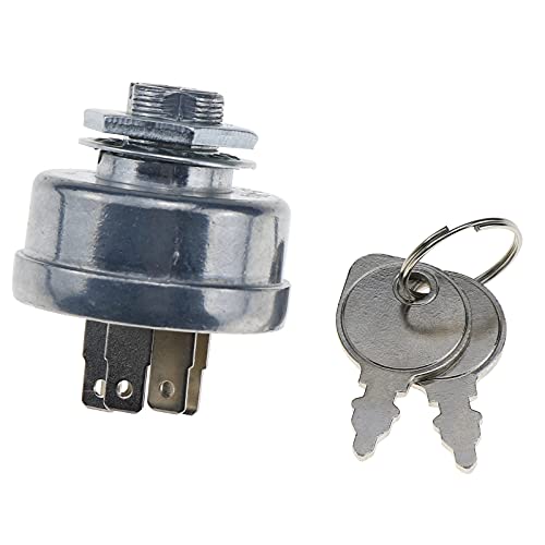 ZTUOAUMA Ignition Starter Key Switch with Gaskets Compatible with Stens 430-512 Toro 103990 Power King 03-2028 AYP 2683R Lesco 050102 Oregon 33-399