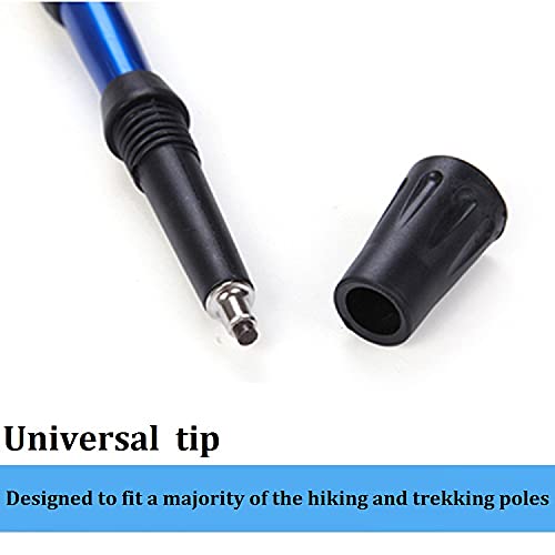 Trekking Poles Walking Poles Tips Protectors, Hiking Poles Replacement Rubber Tips for Hiking Stick, Fits Most Standard Walking Sticks – Shock Absorbing, Adds Grip and Traction | The Storepaperoomates Retail Market - Fast Affordable Shopping