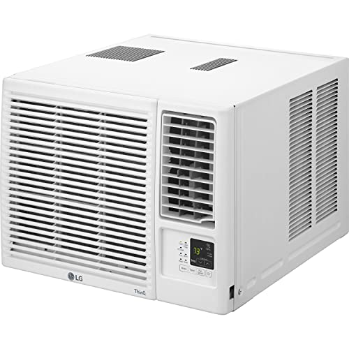 LG Electronics LG 8,000 BTU Heat and Cool Window Air Conditioner with WiFi Controls, LW8021HRSM, 8000, White