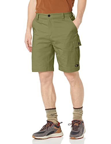 Mossy Oak Men’s Standard Cargo, Stretch Hiking Shorts, Olivine, X-Large