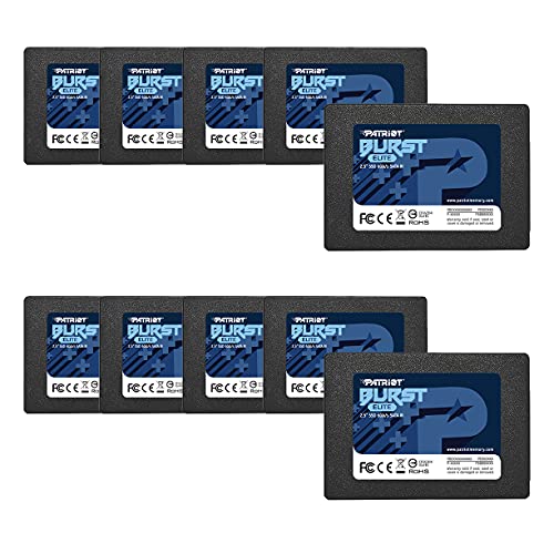 Patriot Burst Elite SATA 3 240GB SSD 2.5″ – 10 Pack