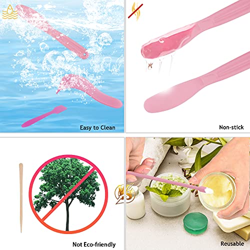 TCJJ 16PCS Silicone Wax Spatulas for Beauty Reusable Wax Sticks Hair Removal Waxing Applicators Large Small Area Scraper for Body Waxing | The Storepaperoomates Retail Market - Fast Affordable Shopping