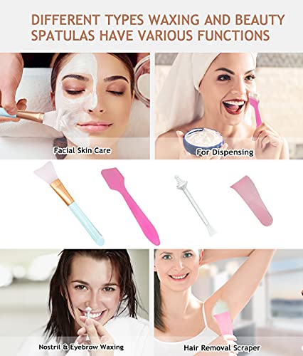 TCJJ 16PCS Silicone Wax Spatulas for Beauty Reusable Wax Sticks Hair Removal Waxing Applicators Large Small Area Scraper for Body Waxing | The Storepaperoomates Retail Market - Fast Affordable Shopping