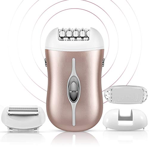 Epilator for Women – 2 in 1 Women Epilators Hair Removal Electric Women Shaver for Leg, Underarm and Arm, Rechargeable Bikini Trimmer Portable Wet and Dry Hair Remover