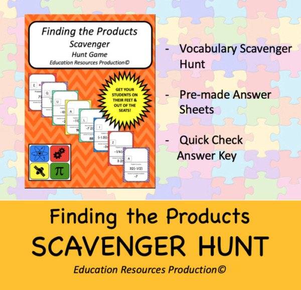 Finding the Products Scavenger Hunt