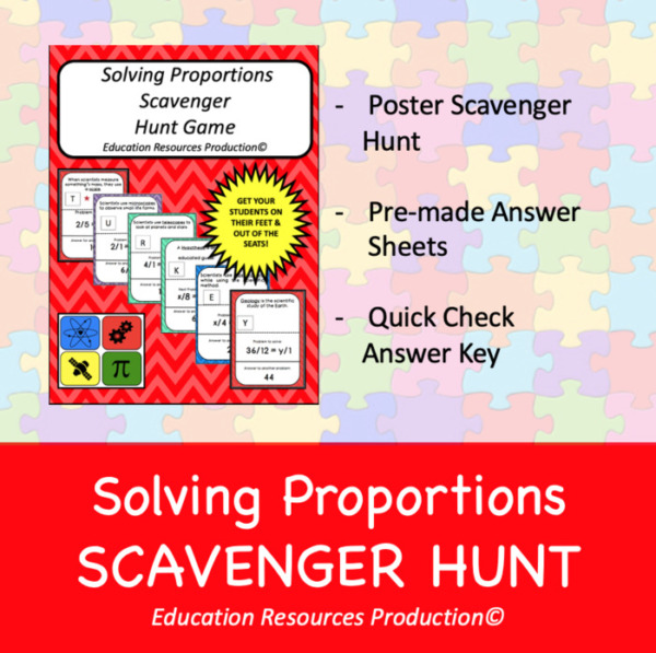 Solving Proportions Scavenger Hunt
