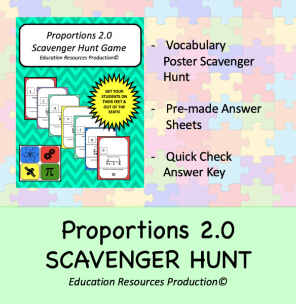 Proportions 2.0 Scavenger Hunt