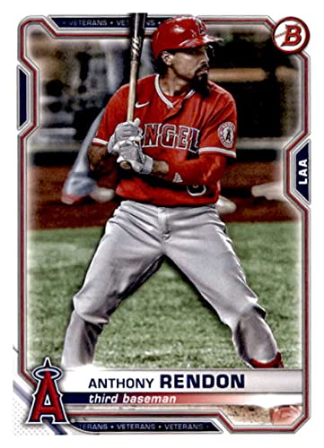 2021 Bowman #93 Anthony Rendon Los Angeles Angels Baseball Card