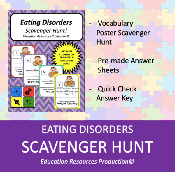 Eating Disorder Scavenger Hunt Activity