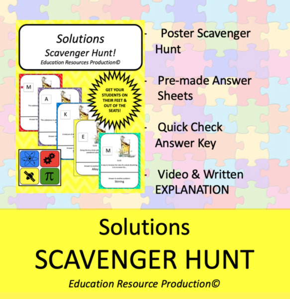 Solutions Scavenger Hunt Activity