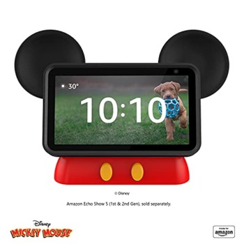 Made for Amazon, Disney Mickey Mouse-inspired Stand for Amazon Echo Show 5 Compatible with Echo Show 5 (1st and 2nd Gen) | The Storepaperoomates Retail Market - Fast Affordable Shopping