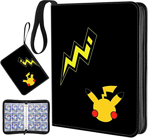 SMEXO 900 Pockets Trading Card Binder with Sleeves, Baseball Cards Book Holder for Kids, Football Card Storage Box, Carrying Collector Album Folder Case For Basketball Yugioh TCG Pikachu with 3 Ring