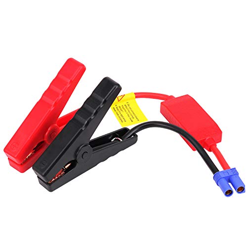 EC5 Jumper Cable, Yeworth Automotive Replacement Car Jumper Cable Alligator Clip Clamp to EC5 Connector for 12V Portable Emergency Car Jump Starter Booster