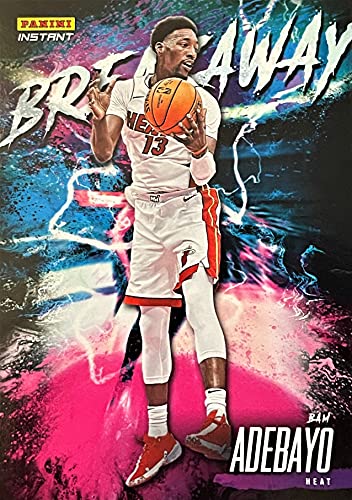 2020-21 Panini Instant BAM ADEBAYO BREAKAWAY Basketball Card – Limited to only 5357 Cards.