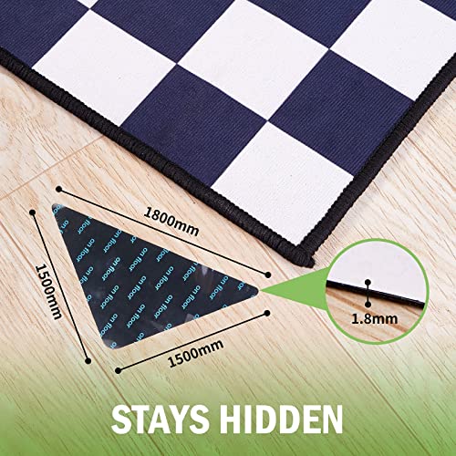 Grepad 8 PCS Gripper for Rug,Non Slip Rug Pads Grippers for Hardwood Floors,Anti Slip Carpet Pads for Tile/Wood Floor,Area Stickers Rugs Grips Stoppers to Prevent Curling. | The Storepaperoomates Retail Market - Fast Affordable Shopping