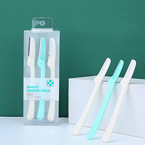 QiongDi Practical Eyebrow Dermaplane Razor For Women Face，Multipurpose Facial Hair Removal Disposable Blades Eyebrow Shaper Tool，Suitable For Men And Women（3 RazorsX 2Pack） | The Storepaperoomates Retail Market - Fast Affordable Shopping