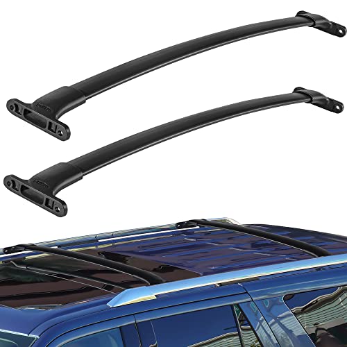 YITAMOTOR Roof Rack Cross Bars Compatible for 2018-2021 Ford Expedition, Aluminum Cargo Carrier Rooftop Luggage Bike Crossbars with Side Rails