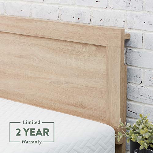 Edenbrook Delta King Bed Frame with Headboard – Wood Platform Bed Frame – Wood Slat Support- No Box Spring Needed – Compatible with All Mattress Types – Golden Maple | The Storepaperoomates Retail Market - Fast Affordable Shopping