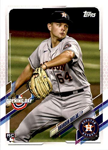 2021 Topps Opening Day #92 Brandon Bielak Houston Astros MLB Baseball Card (RC – Rookie Card) NM-MT