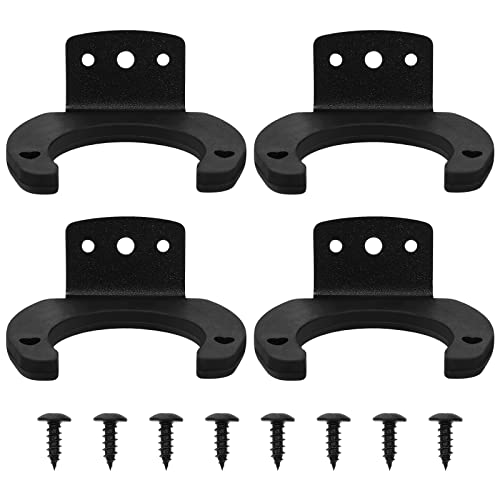 MILISTEN 4pcs Microphone Holders Microphone Clip Hook Wall Mount Type Clamp