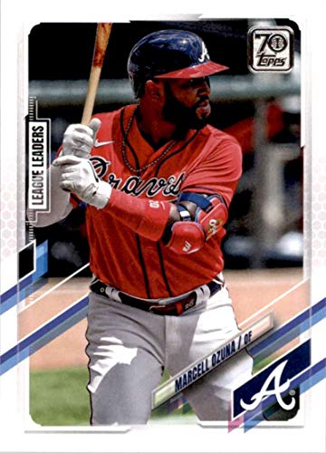 2021 Topps #220 Marcell Ozuna Atlanta Braves MLB Baseball Trading Card