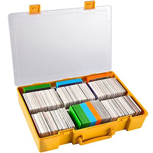 Large 2200+ Trading Card Game Holder Organizer, Deck Box Case Storage Compatible with Cards Against Humanity/ for MTG/ for Yugioh/ for Dominion/ for Pokemon, Football/ Baseball Card, Sport Cards, Fits Main Game and All Expansions