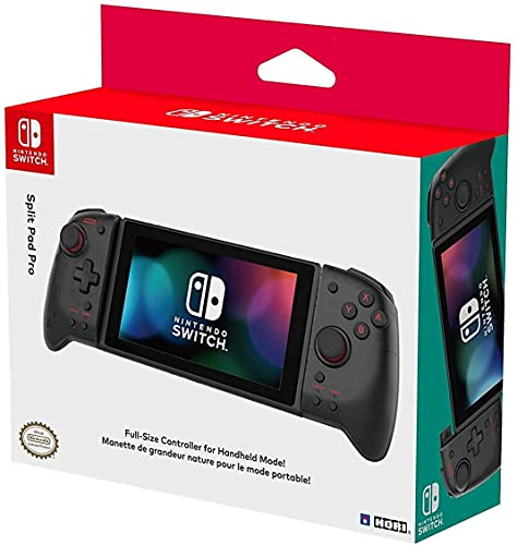 Hori Nintendo Switch Split Pad Pro (Black) Ergonomic Controller for Handheld Mode – Officially Licensed By Nintendo – Nintendo Switch (Renewed)