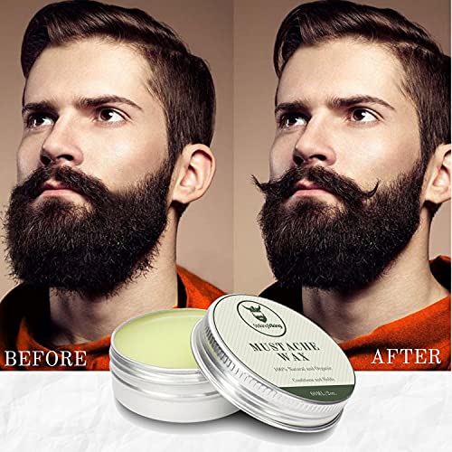 Striking Viking Mustache Wax and Comb Kit – Beard and Moustache Wax for Men with Strong Hold Natural Beeswax – Helps Tame, Style, and Condition Facial Hair, Vanilla | The Storepaperoomates Retail Market - Fast Affordable Shopping