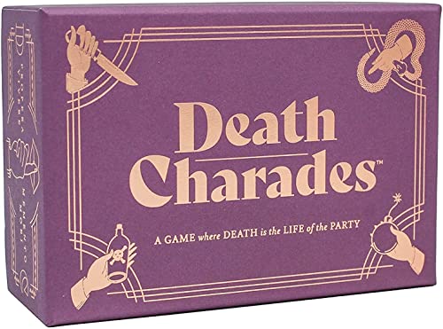 Death Charades: Silly Party Card Game, Create Two or More Teams, 45- Second Rounds to Guess The Charade, Endless Rounds or Until The Cards Run Out, Free Timer in App Store, Ages 13+