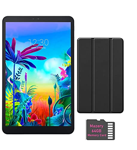 LG G Pad 5 10.1-inch (1920×1200) 4GB LTE Unlock Tablet, Qualcomm MSM8996 Snapdragon Processor, 4GB RAM, 32GB Storage, Bluetooth, Fingerprint Sensor, Android 9.0 w/Case &64GB SD