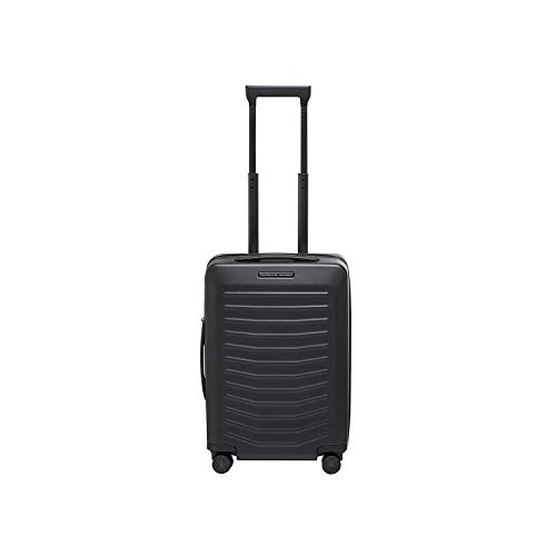 Bric’s Porsche 21″ Spinner Carry-On Luggage – Roadster Travel Suitcase with Wheels for Men and Women – Black Matte