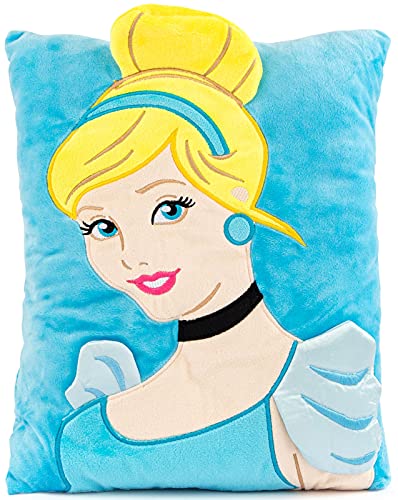Jay Franco Disney Cinderella 3D Snuggle Pillow – Super Soft – Measures 15 Inches (Official Disney Product)