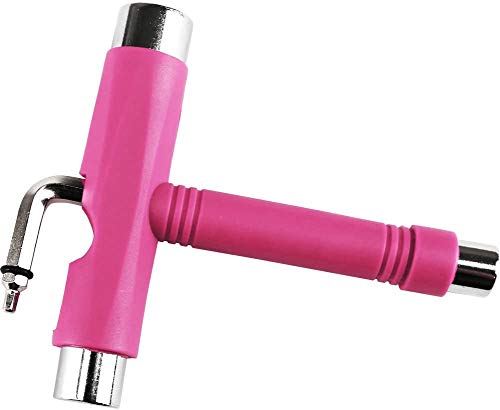 JDYYICZ Pink Skateboard Tools T-Tool All-in-ONE
