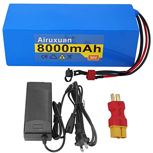 Electric Bike Battery 36V 8Ah Ebike Battery Li-ion for 200W 500W Bicycle DIY- Scooter Battery