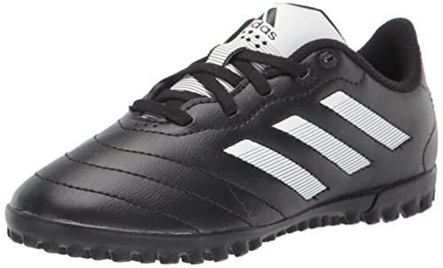adidas Goletto VIII Turf Soccer Shoe, Black/White/Red, 4 US Unisex Big Kid