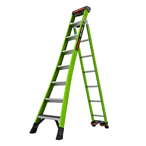 Little Giant Ladder Systems 13908-071 King Kombo 3-in-1 Ladder, 8 Ft, Green