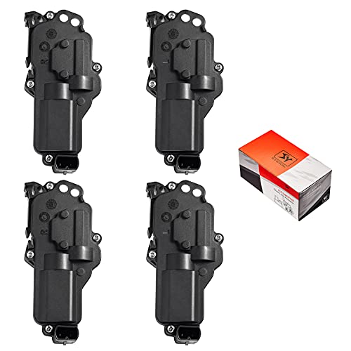 SYERAL Power Door Lock Actuators 4 Packs Lock Actuators 746-148 6L3Z25218A42AA Driver & Passenger Right & Left Side Door Latch Compatible for Ford F150 F250 F350 Super Duty Mustang Ranger Lincoln