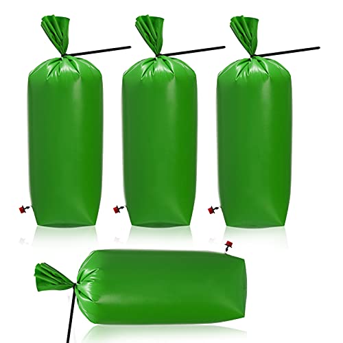 kingsea Tree Watering Bag,2 Gallon PVC Slow Release Watering Pouch for Trees and Shrubs (4 Pack)