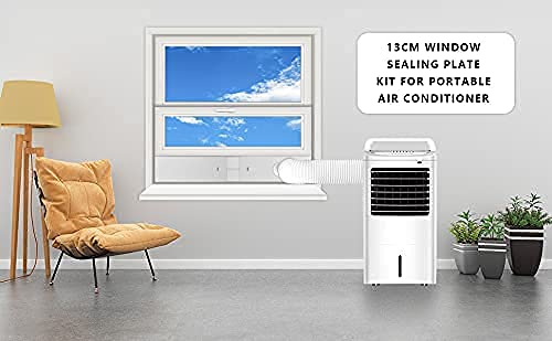 GOZFLVT Portable Air Conditioner Window Vent Kit,Sliding Window Vent Air Conditioner Suitable for Air Conditioner Hose with 5.1 Inches/13cm | The Storepaperoomates Retail Market - Fast Affordable Shopping