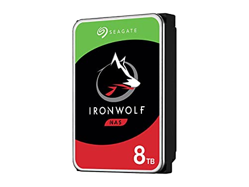 Seagate IronWolf 8TB NAS Hard Drive – 7200 RPM, 256MB Cache, SATA 6.0Gb/s CMR, 3.5″ Internal HDD for RAID Network Attached Storage, Crypto Chia Mining – ST8000VN0022