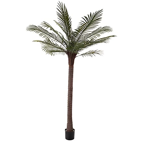 Artificial Robellini Palm Tree – 78-inch Potted Faux Plant for Home or Office Decoration – Realistic Greenery for Indoor or Outdoor Use by Pure Garden