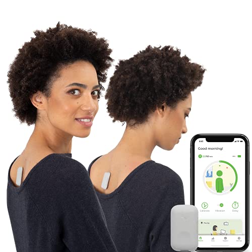 Upright GO S Posture Corrector Trainer, Discreet & Strapless For Men & Women – Sync & Track Via App