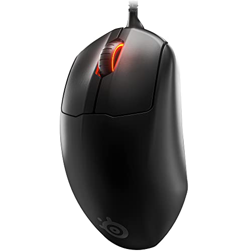 SteelSeries Esports FPS Gaming Mouse – Ultra Lightweight 69g – Prime Edition – 5 Programmable Buttons – 18K CPI TrueMove Pro Sensor – Magnetic Optical Switches – Customization – RGB Lighting – PC/Mac