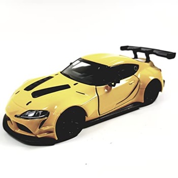 KiNSMART Toyota GR Supra Concept Racing Edition 1/36 Scale Diecast Race Car (Yellow) | The Storepaperoomates Retail Market - Fast Affordable Shopping